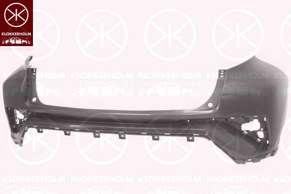 Bumper, Rear, Upper section, Primered, 52159-F4907 (TOYOTA)