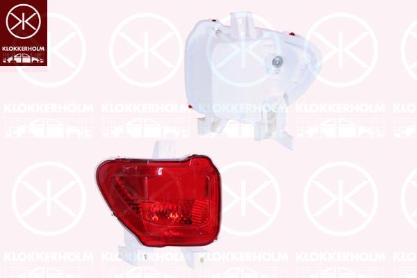 Rear Fog Light, Left, without bulb holder, P21W, 81456-42010 (TOYOTA), 81490-42010 (TOYOTA)