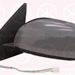 Exterior Mirror, Left, Electronically foldable, for electric mirror adjustment, Number of pins: 7, Heatable, Convex, w/primer, 87940 42841 (TOYOTA)