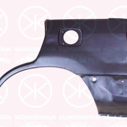 Quarter Panel, 4-dr, Left Rear, Repair Panel, Wheel Arch Border, 