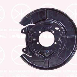 Splash Guard, brake disc, Rear Axle Left, for vehicles with disc brakes on the rear axle, Diameter 1/Diameter 2 [mm]: 340/85, 46504-42020 (TOYOTA), 4650442021 (TOYOTA)