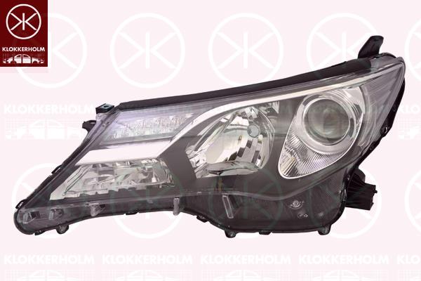 Headlight, Left, Illuminance [lx]: 20, HB3, LED, without motor for headlamp levelling, 81170-42540 (TOYOTA), 81170-42542 (TOYOTA)