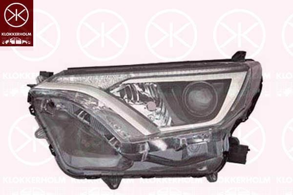 Headlight, Left, Illuminance [lx]: 17.5, HIR2, with daytime running light (LED), WY21W, with motor for headlamp levelling, Stanley-type, 8117042650 (TOYOTA), 81170-42650 (TOYOTA)