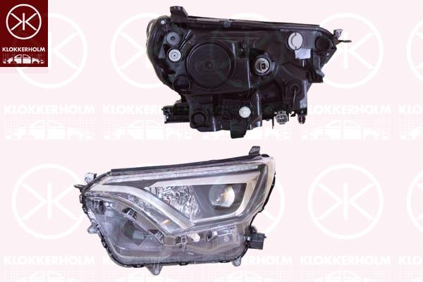 Headlight, Left, LED, with daytime running light (LED), WY21W, with motor for headlamp levelling, 8118542680 (TOYOTA), 81185-42680 (TOYOTA)