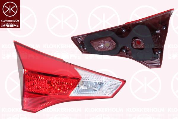 Tail Light Assembly, Left, Inner Section, without bulb holder, ICHIKOH, 8159342010 (TOYOTA), 81593-42010 (TOYOTA)