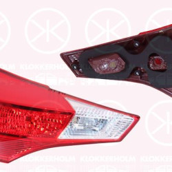 Tail Light Assembly, Left, Inner Section, without bulb holder, ICHIKOH, 8159342010 (TOYOTA), 81593-42010 (TOYOTA)