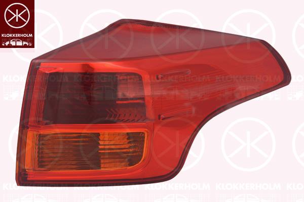 Tail Light Assembly, without bulb holder, Right, 81551 42170 (TOYOTA), 81551 42171 (TOYOTA)