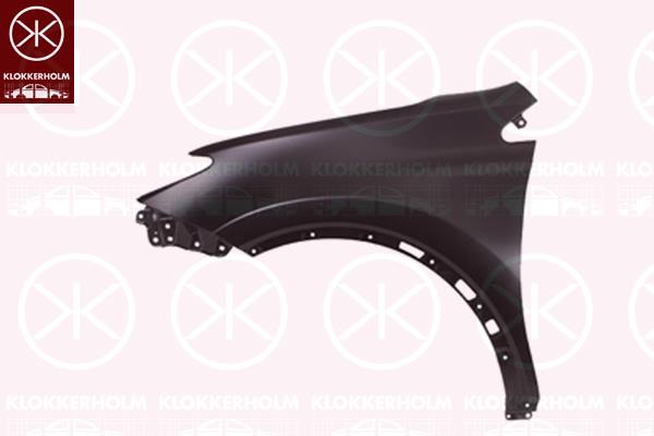 Wing, Right Front, Vehicle Production Country: Japan, with holes for extensions, Tin-plated, 538010R070 (TOYOTA), 5380142170 (TOYOTA), 53811 42320 (TOYOTA), 538110R120 (TOYOTA)