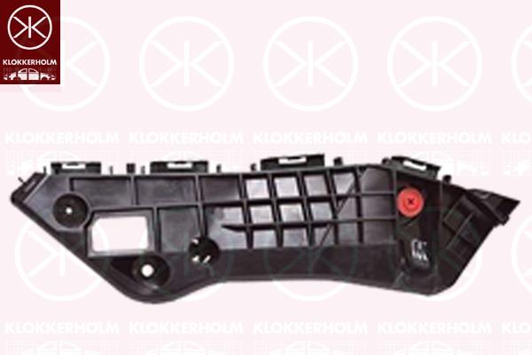 Mounting Bracket, bumper, Right Front, Plastic, 525350R080 (TOYOTA), 52535-0R080 (TOYOTA)