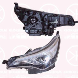 Headlight, Left, Illuminance [lx]: 12.5, HIR2, WY21W, with daytime running light (LED), Housing Colour: black, without motor for headlamp levelling, Koito-type, 8117005380 (TOYOTA), 81170-05380 (TOYOTA)