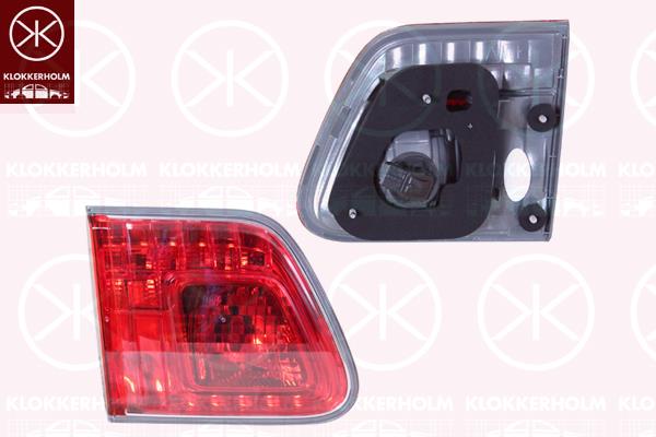 Tail Light Assembly, Left, Inner Section, with bulb holder, Valeo, 81590 05110 (TOYOTA), 81591 05110 (TOYOTA)