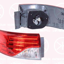 Tail Light Assembly, Left, Outer section, with bulb holder, Valeo, 81560 05290 (TOYOTA)