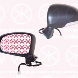 Exterior Mirror, Left, for electric mirror adjustment, Number of pins: 7, with indicator, Heatable, w/primer, Aspherical, 8790905390A0 (TOYOTA), 8790905390B2 (TOYOTA)