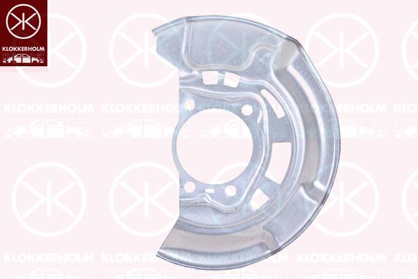 Splash Guard, brake disc, Front Axle Left, Diameter 1/Diameter 2 [mm]: 310/90, Zinc-coated, 47782 02150 (TOYOTA), 4778202150 (TOYOTA), 47782-02150 (TOYOTA)