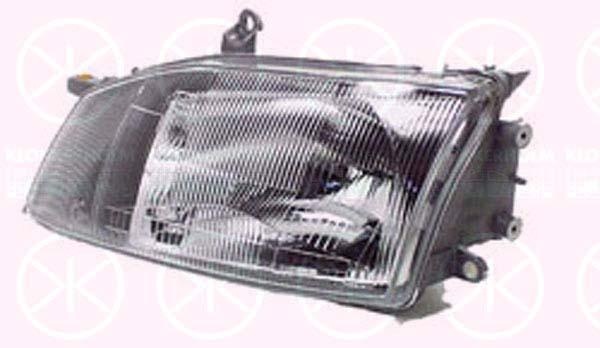 Headlight, H4, for vehicles without headlight levelling, Left, Illuminance [lx]: 17.5, 8110626083 (TOYOTA), 81150 26083 (TOYOTA), 81150 26100 (TOYOTA)