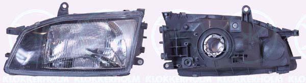 Headlight, H4, for vehicles with headlight levelling, Left, Illuminance [lx]: 17.5, 81150 26100 (TOYOTA), 81150 26103 (TOYOTA)