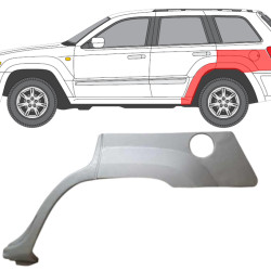 Jeep Grand Cherokee (05-) Arco trasero (izquierdo), 3430835P, Jeep Grand Cherokee 2005- 2010 Galinė arka