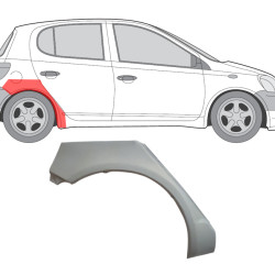 Toyota Yaris (99-) Wheelarch (5-dr, R), Galinės arkos, Toyota Yaris arka, 810384-4, 5901532818864