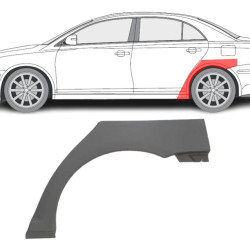 Toyota Avensis (03-) Zadnji lok (levo), Toyota Avensis (2003- 2008) Galinė arka, 812583-5