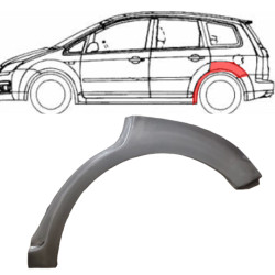 Ford Focus C-Max (03-) Arco trasero (izquierdo), Ford Focus C-Max/ C-Max 2003- 2010 Galinė arka, 323583-5