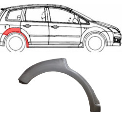 Ford Focus C-Max (03-) Bagbue (højre), Ford Focus C-Max/ C-Max 2003- 2010 Galinė arka, 323584-5