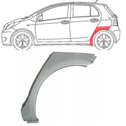 Toyota Yaris (06-) Heckbogen (5 Türen, links), 810583-5, Toyota Yaris (2006- 2011) Galinė arka