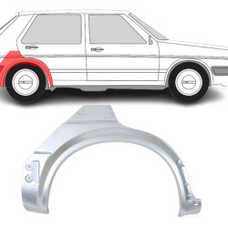 Golf 2/Jetta (83-) bakre bue (4D, høyre), Galinės arkos, VW Golf 2 galinė arka, VW Jetta galinė arka, 58 12 148, 450132, 953484-6, 88022119, 5901532221008