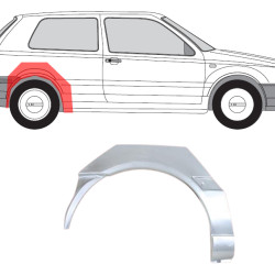 VW Golf 3 (91-) Arc spate (2D, dreapta), Galinės arkos, VW Golf 3 Arka, 58 80 146, 451032, 953884-5, 5901532222678