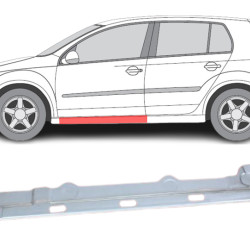 Golf 5/Touran (03-) Порог внутренний (л), 1K0 803 225A, VW Golf 5 vidinis slenkstis, VW Touran vidinis slenkstis, Vidiniais slenksčiai