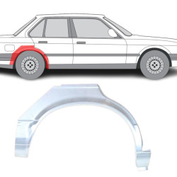 BMW 3 (82-) ​​​​​​Arche arrière (4D, droite), BMW 3 E30 1982- 1987 galinė arka, BMW 3 E30 1982- 1987 galinės arkos, 0054582, 127132, 200584-1, 0620148, 5901532022827