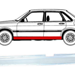 Audi 80 (78-) Slenkstis (4D, kairė), slenksčiai, 105041, 130341, 0308103, 5901532001891, audi 80 slenkstis