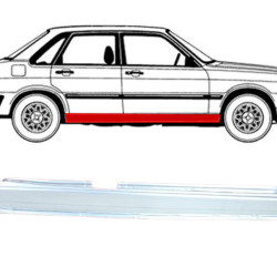 Audi 80 (78-) порога (4д, п), slenksčiai, audi 80 slenkstis, 105042, 130342, 0308104, 5901532001907