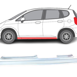 Jazz/Fit (02-) Prag (4D, levo), slenksčiai, Honda Fit slenkstis, Honda Jazz slenkstis, 383541-1