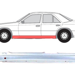 MB W202 (93-) Prag (levo), slenksčiai, MB W202 Slenkstis, 202 637 0135, 500241-1, 3030103, 5901532115895, A 202 637 0135