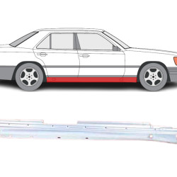 MB W124 (84-) lävi (4D, parem), slenksčiai, MB W124 Slenkstis, 142042, 501442-1, 3024104, 5901532120448