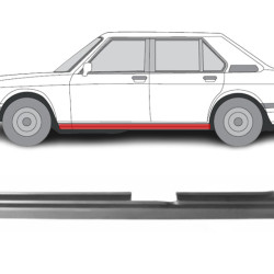 BMW 5 (73-/81-) lävi (4D, vasak), slenksčiai, e12, 0605.01, 124041, 201341, 5901532025767, BMW5 Slenkstis