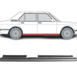 BMW 5 (73-/81-) порога (4д, п), slenksčiai, e12, 0605.02, 124042, 201342, 5901532025774, bmw 5 slenkstis