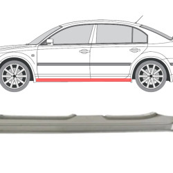 Skoda Superb (02-) Limiar (4D, esquerda), Skoda Superb (2002- 2008) Slenkstis, 692541