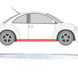 Limite VW New Beetle (98-) (direita), VW new beetle 1998 slenkstis, 1C0 809 674 (VW), 1C0809674 (VW)