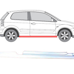 VW Polo (01-) slieksnis (2D, pa labi), 