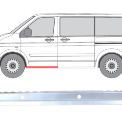 T5/Multivan (03-) Prag interior (stânga), 956841-2, VW Transporter T5 Multivan vidinis slenkstis