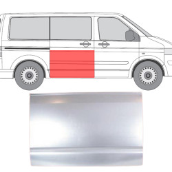 T5/Multivan (03-) Schiebetürblech (rechts), VW Transporter T5/Multivan 2003- 2015 Durų skarda, dešinės (keleivio) pusės. Ratų bazė [cm] 300, aukštis [cm] 80