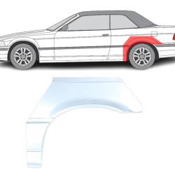 BMW 3 (90-) Arch (2D, Coupe, lewy), 119231, 200783-3, 0640145, 5901532023640, BMW 3 galinė arka, E36 Galinė arka, 119231, 200783-3, 0640145, 5901532023640, BMW 3 galinė arka, E36 Galinė arka