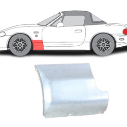 Mazda MX-5 (98-) Față. aripa inferioară (stânga), 45250171, Mazda MX-5 (1998- 2005) Priekinio sparno apačia, Mazda MX-5 (1998- 2005) front wing bottom