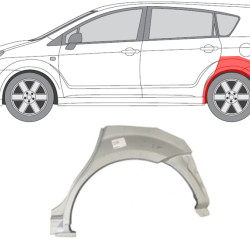 Toyota Corolla Verso (04-) Bagbue (venstre), 818683-5, Toyota Corolla Verso (2004- 2009) Galinė arka