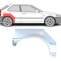 Honda Civic (95-) Arch (2D, dreapta), Galinės arkos, Honda Civic galinė arka, 381084-3, 945032, 2527146, 5901532094510, Galinės arkos, Honda Civic galinė arka