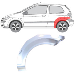 Hyundai Getz (02-) Arch (3D, venstre), Galinės arkos, Hyundai Getz galinė arka, 404283-3, 5901532688931, Galinės arkos