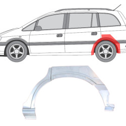 Opel Zafira (99-) Nadkole (po lewej), 37 90 147, 330131, 556083-5, 5901532149579, Glainės arkos, Opel Zafira galinė arka