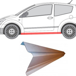 Citroen C2 (03-) Порог (л=п), slenksčiai, 230841-2, 5901532932782, Citroen C2 Slenkstis, slenksčiai