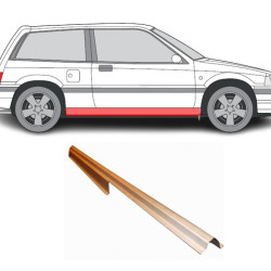 Honda Civic (87-) Prag (H/B, dreapta), Honda Civic 1987- 1991 Slenkstis, 380642-1